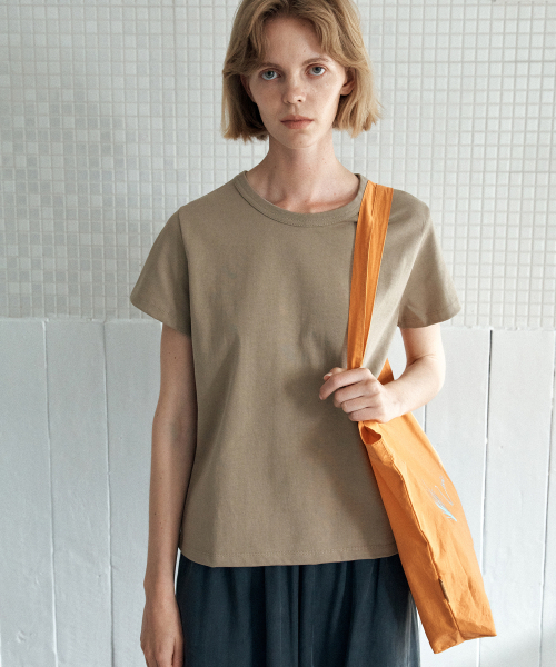 YURT（ユルト）の「TOA ECO BAG_3COLOR（エコバッグ/サブバッグ・レディース・オレンジ/Beige/ネイビー・FREE）」の16枚目の写真