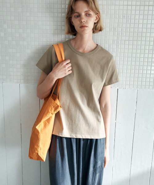 YURT（ユルト）の「TOA ECO BAG_3COLOR（エコバッグ/サブバッグ・レディース・オレンジ/Beige/ネイビー・FREE）」の18枚目の写真