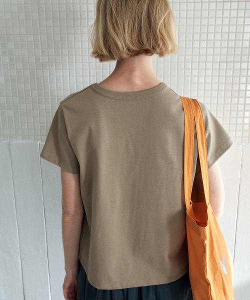 YURT（ユルト）の「TOA ECO BAG_3COLOR（エコバッグ/サブバッグ・レディース・オレンジ/Beige/ネイビー・FREE）」の19枚目の写真