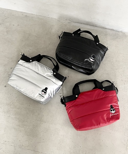 HAPPY FACE(ハッピーフェイス)の「EMMA顔刺?ボンディング2WAY SV(ショルダーバッグ・レディース・シルバー・ONE SIZE)」の12枚目の写真