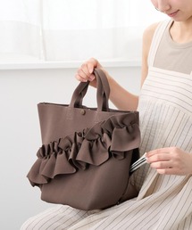 ROOTOTE(ルートート)の「ルートート / フリルバッグ ニットトート 洗濯可 EU.デリ.ルフルラッフル-B(トートバッグ)」