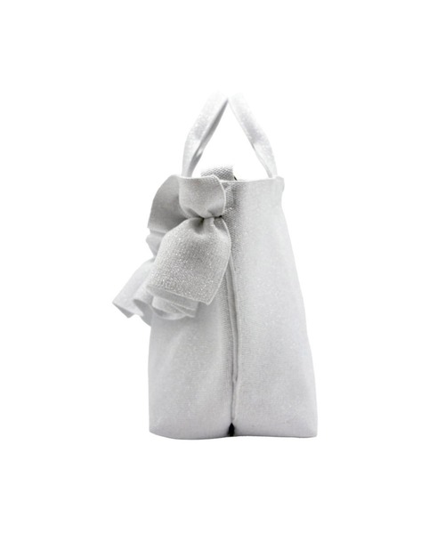 ROOTOTE(ルートート)の「ルートート / フリルバッグ ニットトート 洗濯可 EU.デリ.ルフルラッフル-B(トートバッグ・レディース・ブラック/ネイビー/シルバー/ミント/チョコ・FREE)」の10枚目の写真