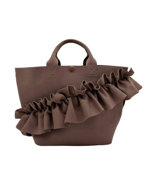 ROOTOTE(ルートート)の「ルートート / フリルバッグ ニットトート 洗濯可 EU.デリ.ルフルラッフル-B(トートバッグ・レディース・ブラック/ネイビー/シルバー/ミント/チョコ・FREE)」の9枚目の写真