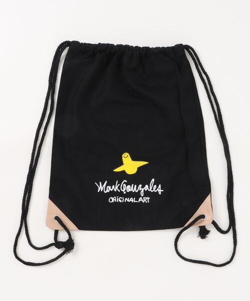 Port(ポート)の「【 Mark Gonzales / マークゴンザレス 】 LOGO KNAPSACK ナップサック(バックパック/リュック・メンズ・ブラック/ブルー/オフホワイト・FREE)」の3枚目の写真