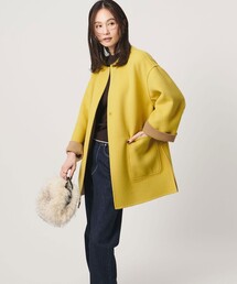 UNITED ARROWS | バイカラー リバー ミドルコート(その他アウター)