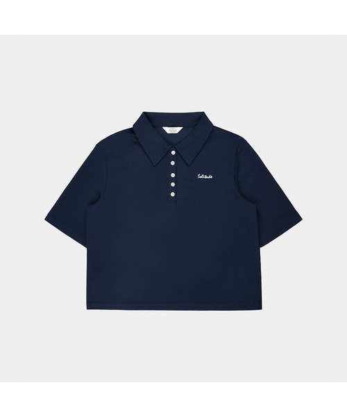 PIGMENT(ピグメント)の「PK無地刺繍Tシャツ (YZTS2605006)(Tシャツ/カットソー・レディース・ピンク/ホワイト/ネイビー/ミント・FREE)」の1枚目の写真