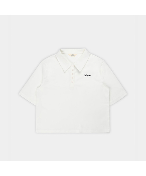 PIGMENT(ピグメント)の「PK無地刺繍Tシャツ (YZTS2605006)(Tシャツ/カットソー・レディース・ピンク/ホワイト/ネイビー/ミント・FREE)」の2枚目の写真