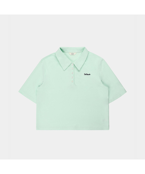 PIGMENT(ピグメント)の「PK無地刺繍Tシャツ (YZTS2605006)(Tシャツ/カットソー・レディース・ピンク/ホワイト/ネイビー/ミント・FREE)」の3枚目の写真