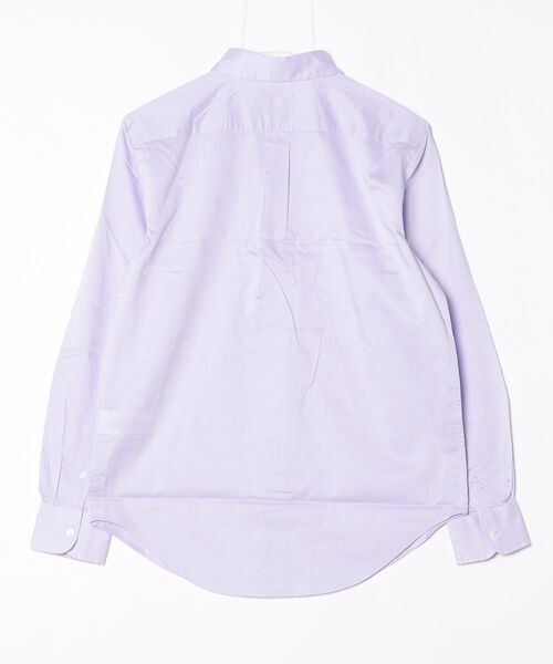 POLO RALPH LAUREN（ポロ ラルフ ローレン）の「クラシック フィット コットン ツイル シャツ（シャツ/ブラウス・レディース・パープル・S/M/XS）」の6枚目の写真
