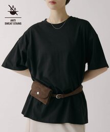 【MOTION】汗じみ防止刺繍ボーイフレンドTシャツ