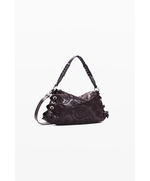 paisley embossed medium bag / ペイズリーエンボスミディアムバッグ