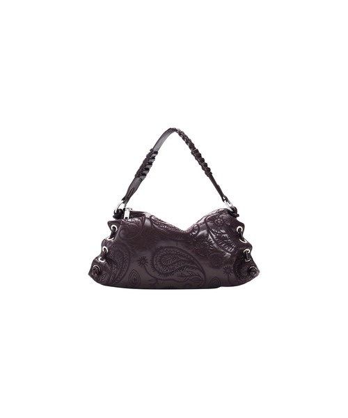 Desigual(デシグアル)の「paisley embossed medium bag / ペイズリーエンボスミディアムバッグ(ショルダーバッグ・レディース・レッド・FREE)」の2枚目の写真