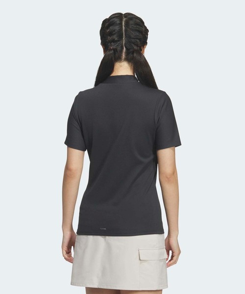 adidas(アディダス)の「クライマクール モックネック 半袖シャツ【adidas Golf/アディダスゴルフ】(Tシャツ/カットソー・レディース・ブラック・SMALL/MEDIUM/LARGE/X-LARGE)」の2枚目の写真