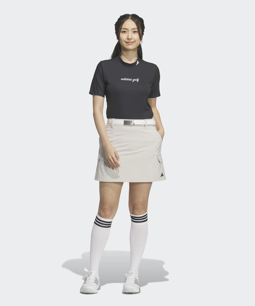 adidas(アディダス)の「クライマクール モックネック 半袖シャツ【adidas Golf/アディダスゴルフ】(Tシャツ/カットソー・レディース・ブラック・SMALL/MEDIUM/LARGE/X-LARGE)」の5枚目の写真