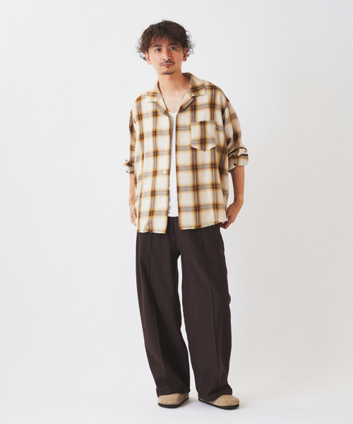 Champion(チャンピオン)の「CHAMPION / チャンピオン 別注 R/W スウェット トラック パンツ(スウェットパンツ・メンズ・グレー/ブラウン/ブラック・LARGE/MEDIUM)」の5枚目の写真