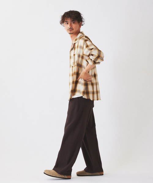 Champion(チャンピオン)の「CHAMPION / チャンピオン 別注 R/W スウェット トラック パンツ(スウェットパンツ・メンズ・グレー/ブラウン/ブラック・LARGE/MEDIUM)」の4枚目の写真
