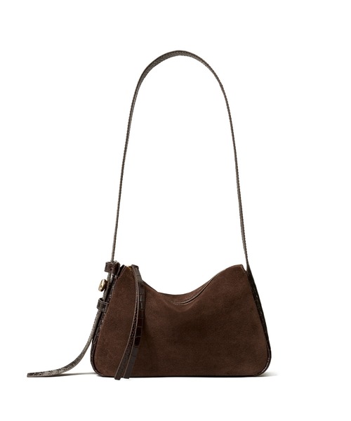 TORY BURCH(トリーバーチ)の「ロミー スエード スモール ショルダーバッグ(ショルダーバッグ・レディース・ダークブラウン・ONE SIZE)」の2枚目の写真