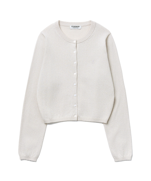 TTUDEMENT（トュードメント）の「[SET] KNIT CARDIGAN WITH HEAD SCARF_LIGHT GREY（カーディガン/ボレロ・レディース・その他・FREE）」の3枚目の写真
