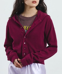 ROSE BUD | 【ROSE BUD別注】FAITH COTTON THERMAL HODDIE CARDIGAN(カーディガン/ボレロ)
