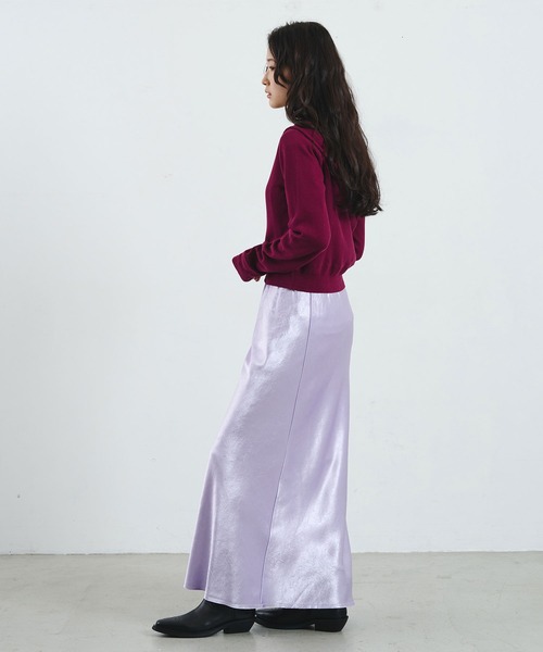 ROSE BUD(ローズバッド)の「【ROSE BUD別注】FAITH COTTON THERMAL HODDIE CARDIGAN(カーディガン/ボレロ・レディース・バーガンディー/イエロー/ライトグリーン・ONE SIZE)」の16枚目の写真