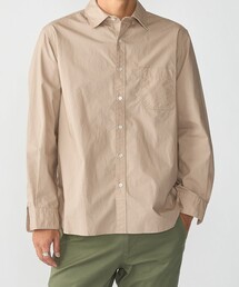 SHIPS:〈MADE IN JAPAN〉タイプライター ワッシャー レギュラーカラー シャツ