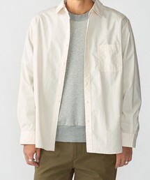 SHIPS:〈MADE IN JAPAN〉タイプライター ワッシャー レギュラーカラー シャツ
