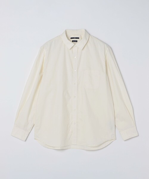 SHIPS（シップス）の「SHIPS:〈MADE IN JAPAN〉タイプライター ワッシャー レギュラーカラー シャツ（シャツ/ブラウス・メンズ・ナチュラル/コバルトブルー/ダークブルー/ベージュ・LARGE/X-LARGE/SMALL/MEDIUM）」の22枚目の写真
