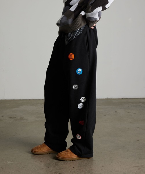 HUF(ハフ)の「OLYMPIA OPEN HEM SWEATPANT(スウェットパンツ・メンズ・ブラック・XL/L/M/S)」の8枚目の写真