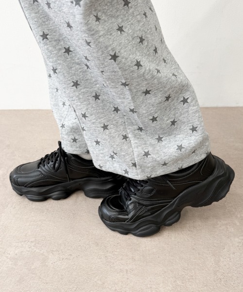 WEGO(ウィゴー)の「WEGO/ウェーブソールダッドスニーカー(スニーカー・レディース・ホワイト/ブラック・MEDIUM/LARGE/SMALL)」の17枚目の写真