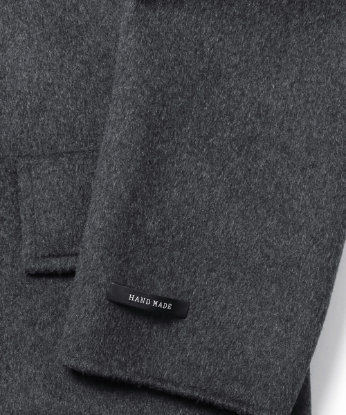 ADHOC(アドホック)の「男性ハイネックバルマカンロングコート (CH-GREY) (HBAHC13)(チェスターコート・メンズ・その他・100/95/105)」の4枚目の写真