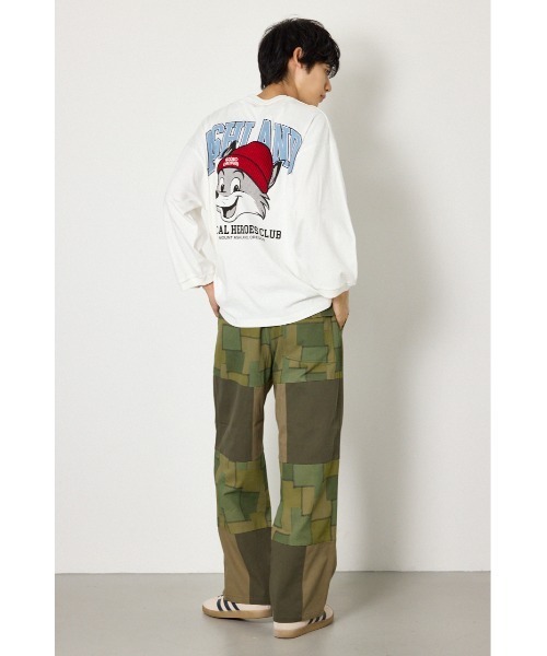 RODEO CROWNS WIDE BOWL(ロデオクラウンズワイドボウル)の「Knit Cap トップス(Tシャツ/カットソー・メンズ・杢グレー/ベージュ/ホワイト・LARGE/MEDIUM)」の7枚目の写真