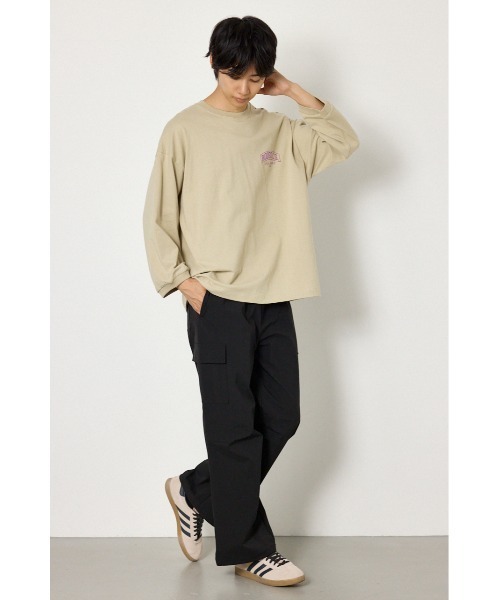 RODEO CROWNS WIDE BOWL(ロデオクラウンズワイドボウル)の「Knit Cap トップス(Tシャツ/カットソー・メンズ・杢グレー/ベージュ/ホワイト・LARGE/MEDIUM)」の10枚目の写真