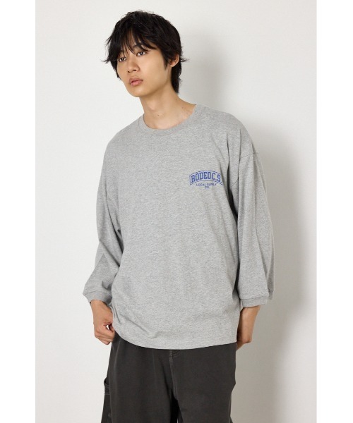 RODEO CROWNS WIDE BOWL(ロデオクラウンズワイドボウル)の「Knit Cap トップス(Tシャツ/カットソー・メンズ・杢グレー/ベージュ/ホワイト・LARGE/MEDIUM)」の12枚目の写真