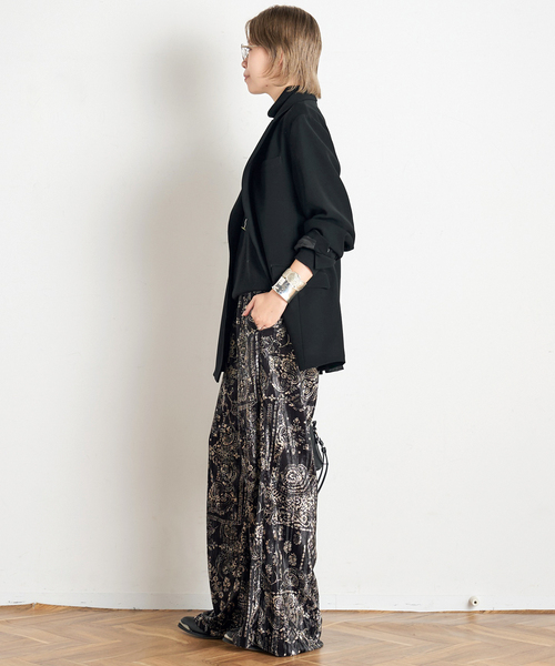 Couture d'adam(クチュールドアダム)の「【COUTURE D'ADAM】別注Bandana Collage Easy Pants(その他パンツ・レディース・ブラック・FREE)」の5枚目の写真