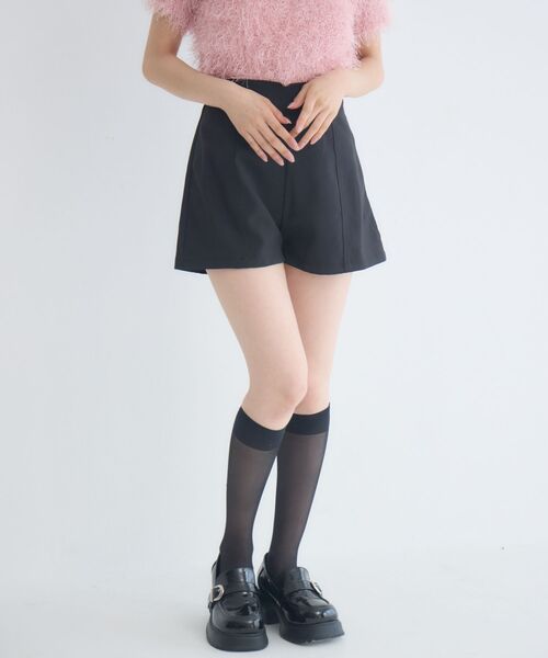 ems excite（エムズエキサイト）の「ハイウエストショートパンツ（その他パンツ・レディース・ブラック/チャコールグレー/ナチュラル・FREE）」の5枚目の写真