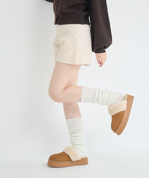 ems excite（エムズエキサイト）の「ハイウエストショートパンツ（その他パンツ・レディース・ブラック/チャコールグレー/ナチュラル・FREE）」の19枚目の写真