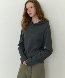 Molly フーディーTシャツ(チャコール)