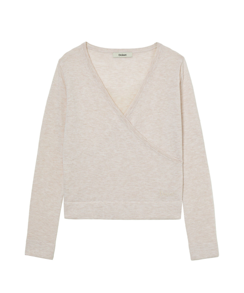 DEINET(ダイニット)の「V-NECK METAL KNIT IN IVORY(ニット/セーター・レディース・その他・FREE)」の1枚目の写真