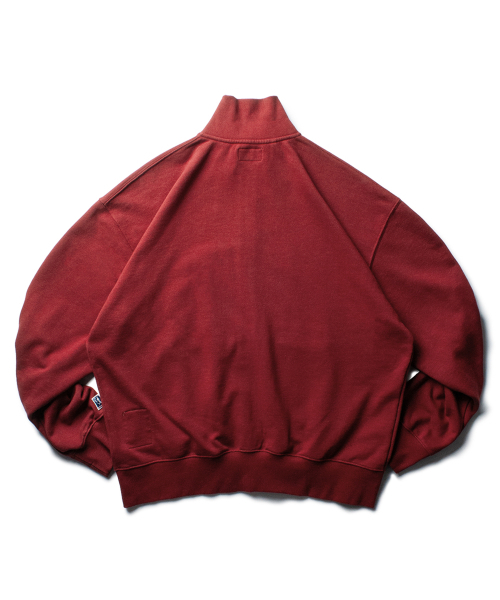 THE RESQ（ザーレスキュー）の「CLASSIC PATINA SWEAT TRACK JACKET [VINTAGE CRIMSON]（ナイロンジャケット・レディース・その他・MEDIUM/X-LARGE/LARGE）」の2枚目の写真