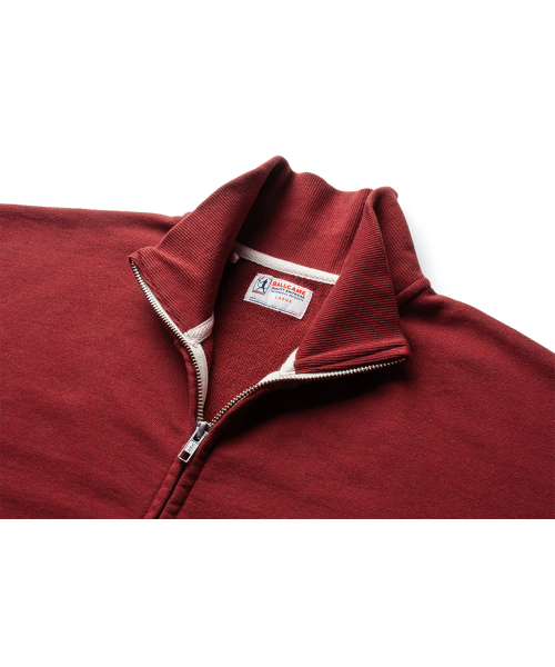 THE RESQ（ザーレスキュー）の「CLASSIC PATINA SWEAT TRACK JACKET [VINTAGE CRIMSON]（ナイロンジャケット・レディース・その他・MEDIUM/X-LARGE/LARGE）」の3枚目の写真