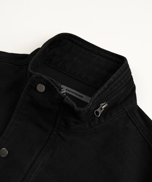 EXCONTAINER（エックスコンテナ）の「M65 ヴィンテージフィールドジャケット (BLACK)（ミリタリージャケット・メンズ・その他・LARGE/X-LARGE/MEDIUM）」の4枚目の写真