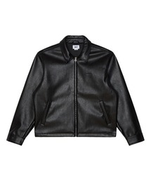 OBEY（オベイ）の「OBEY WORKMAN PU JACKET（オベイ ワークマン ピーユー ジャケット）（ライダースジャケット）」