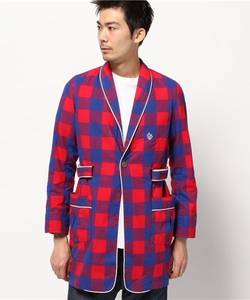 ALDIES(アールディーズ)の「Swing Gown / スウィングガウン(その他アウター・メンズ・レッド/ベージュ/バーガンディー/パープル・MEDIUM/SMALL/LARGE)」の3枚目の写真