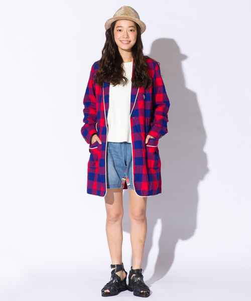 ALDIES(アールディーズ)の「Swing Gown / スウィングガウン(その他アウター・メンズ・レッド/ベージュ/バーガンディー/パープル・MEDIUM/SMALL/LARGE)」の6枚目の写真
