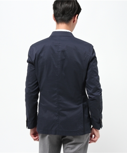 ESTNATION ジャケット　seersucker ESTNATION（エストネーション）の「ESTNATION ストライプ