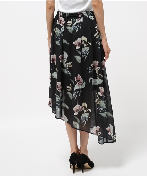 MOUSSY（マウジー）の「CLEAR FLOWER LONG SK/F（スカート・レディース・ベージュ系その他/ブラック系その他・FREE）」の5枚目の写真