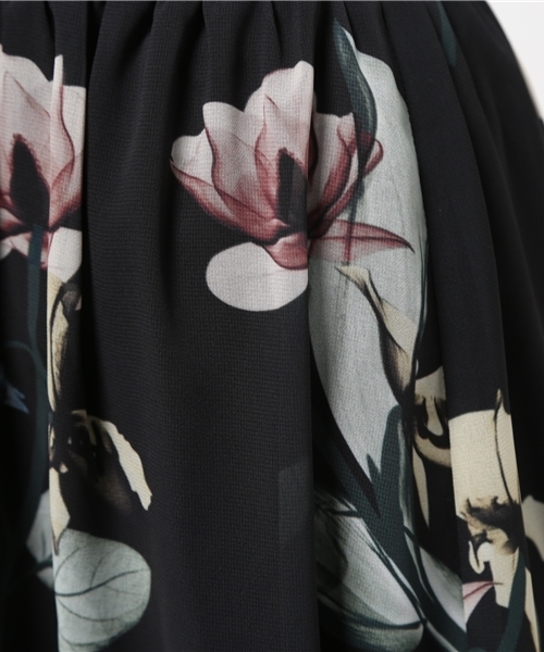 MOUSSY（マウジー）の「CLEAR FLOWER LONG SK/F（スカート・レディース・ベージュ系その他/ブラック系その他・FREE）」の9枚目の写真