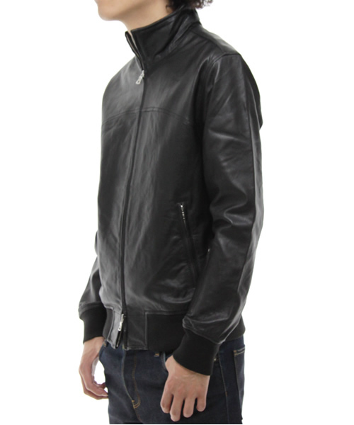 green label relaxing（グリーンレーベルリラクシング）の「レザー ZIPブルゾン GLM01（ブルゾン・メンズ・ブラック/ダークブラウン・SMALL/MEDIUM/LARGE）」の3枚目の写真