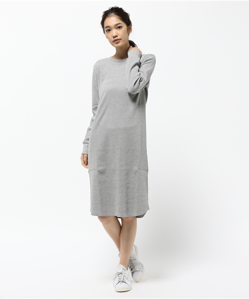 N.（N. Natural Beauty Basic）（エヌエヌナチュラルビューティーベーシック）の「ワッフルワンピース（ワンピース・レディース・ベージュ/ブラック/カーキ/グレー・MEDIUM）」の13枚目の写真