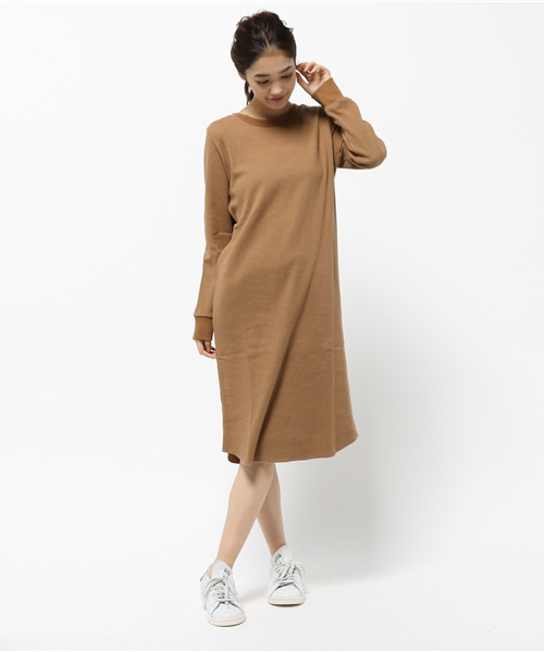 N.（N. Natural Beauty Basic）（エヌエヌナチュラルビューティーベーシック）の「ワッフルワンピース（ワンピース・レディース・ベージュ/ブラック/カーキ/グレー・MEDIUM）」の14枚目の写真